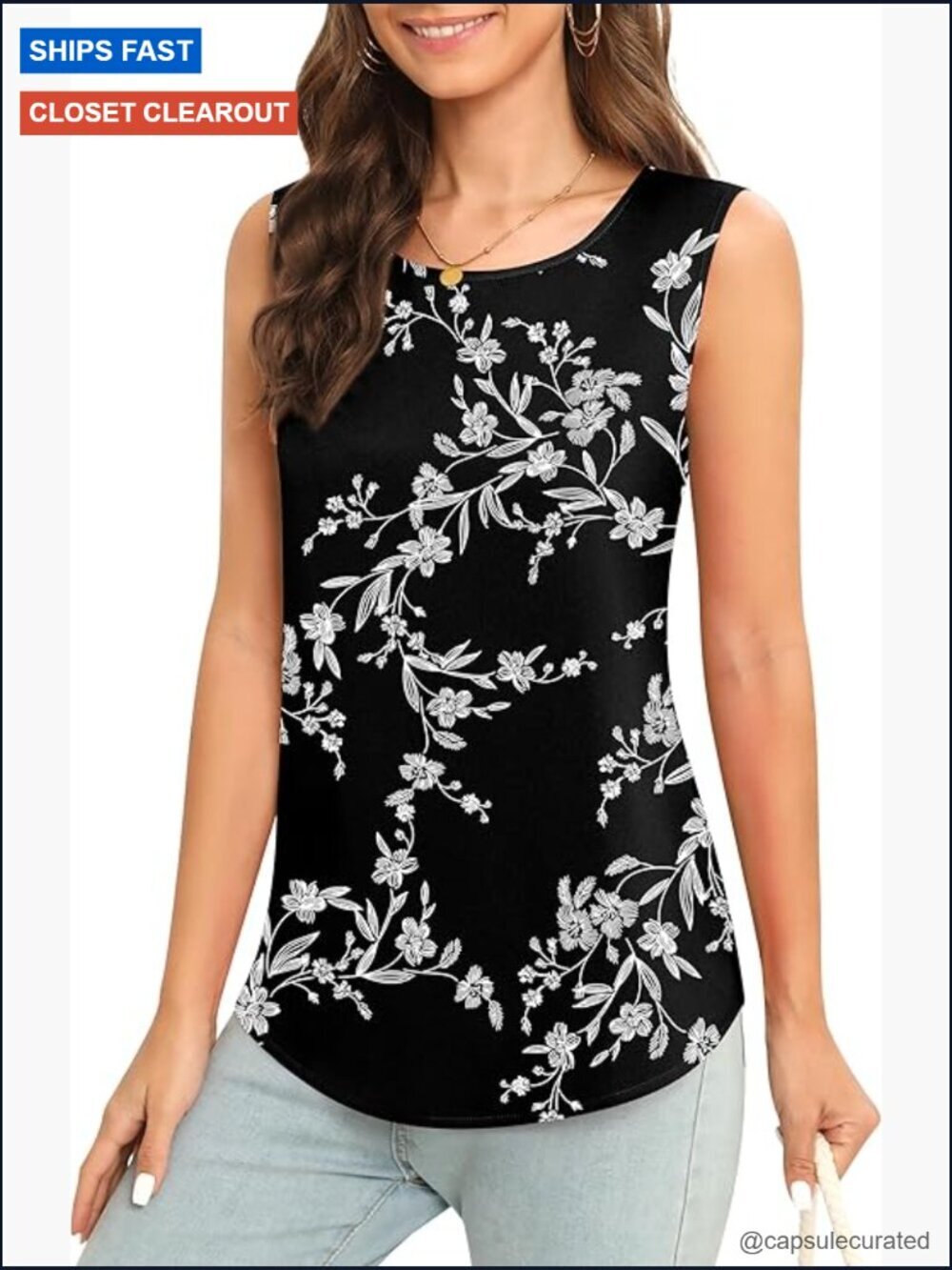 Sleeveless Chiffon Tank Top Business Casual Blouse Tunic